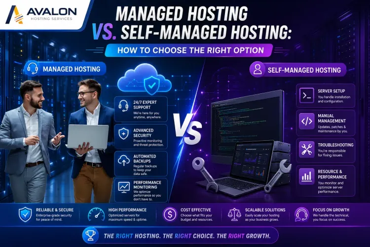Managed Hosting vs. Self-Managed Hosting: How to Choose the Right Option